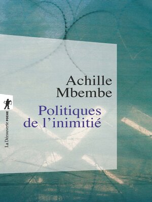 cover image of Politiques de l'inimitié
